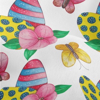 Flower World Butterfly Lightweight Performance Linen