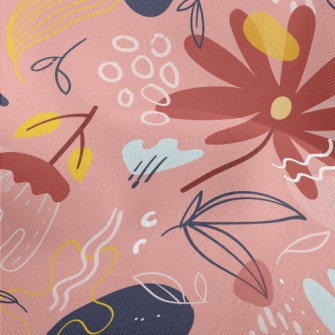 Casual Flowers Lightweight Performance Linen