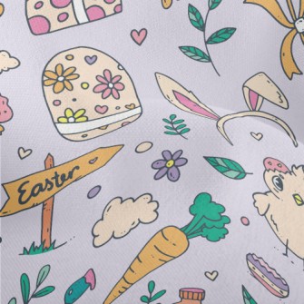 Easter Cute Chick Lightweight Performance Linen