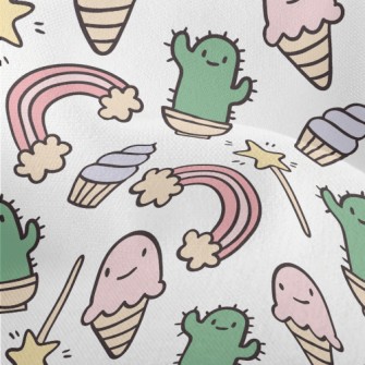 Cute Expression Creature Lightweight Performance Linen