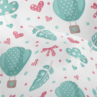 Beautiful Hot Air Balloon Feat Lightweight Performance Linen