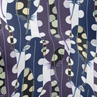 Psychedelic Overlay Feather Lightweight Performance Linen