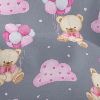 Cute Balloon Bear Lightweight Performance Linen