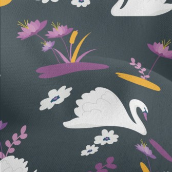 Lonely Swan Lake Lightweight Performance Linen