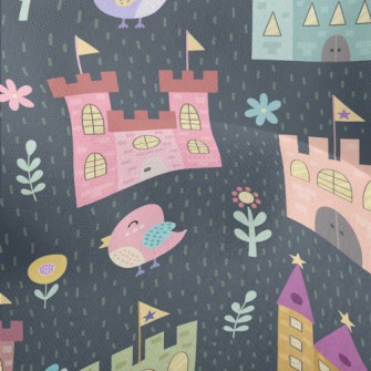 Fairy Tale Castle Lightweight Performance Linen