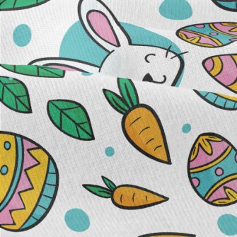 Cute Little White Rabbit Modern Jersey