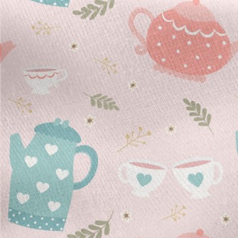 Lovers&#39; Tea Time Jersey Backed Fleece