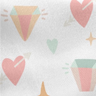 Childlike Dazzling Diamonds Jersey Backed Fleece