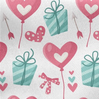 Love Balloon Gift Jersey Backed Fleece