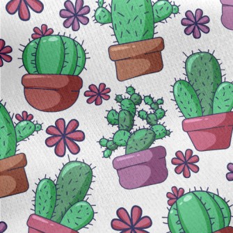 Chubby Cactus Jersey Backed Fleece