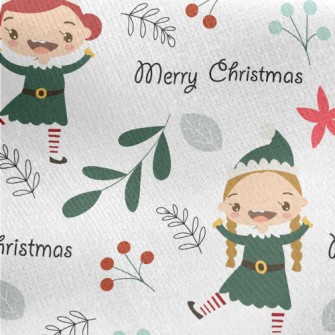 Forest Elf Jersey Backed Fleece