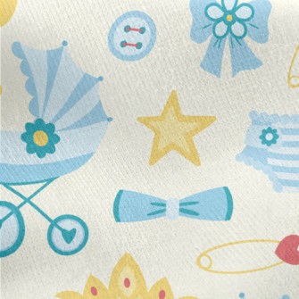 Newborn Stroller Supplies Jersey Backed Fleece
