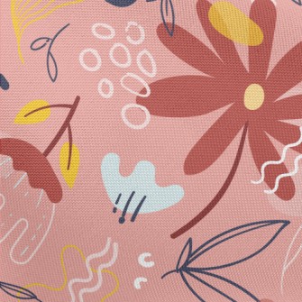 Casual Flowers Pongee