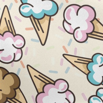 Marshmallow Ice Cream Pongee