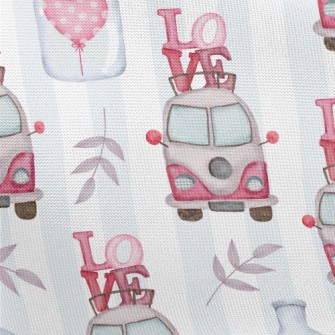 Love Love Bus Pongee