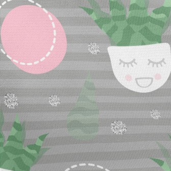 Closed Eyes Aloe Vera Potted P Pongee