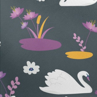 Lonely Swan Lake Pongee