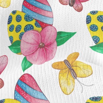 Flower World Butterfly Stretch Jersey