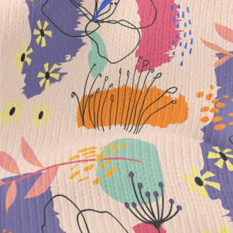 Beautiful Flowers In Empty Bas Stretch Jersey