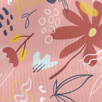 Casual Flowers Stretch Jersey