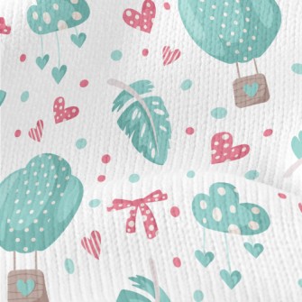 Beautiful Hot Air Balloon Feat Stretch Jersey