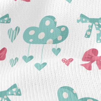 Bow Knot Point Cloud Stretch Jersey