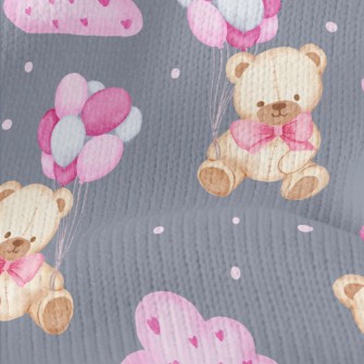 Cute Balloon Bear Stretch Jersey