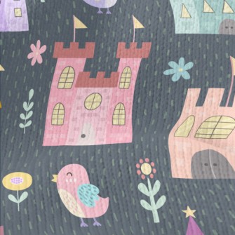 Fairy Tale Castle Stretch Jersey