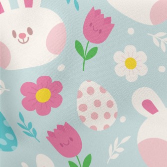 Blushing Bunny Tulip Lightweight Cotton Poplin