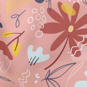 Casual Flowers Lightweight Cotton Poplin