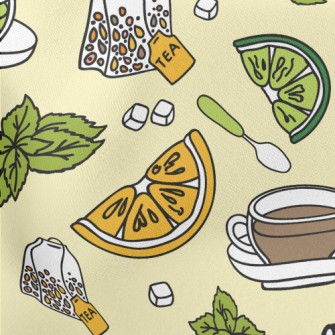 Fruit Tea Juice Lightweight Cotton Poplin