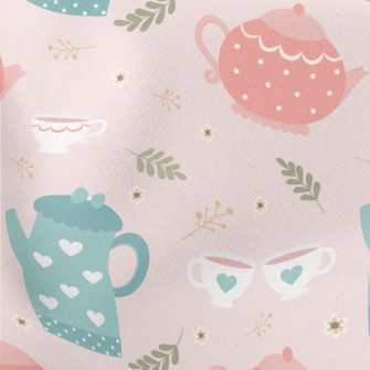 Lovers&#39; Tea Time Lightweight Cotton Poplin