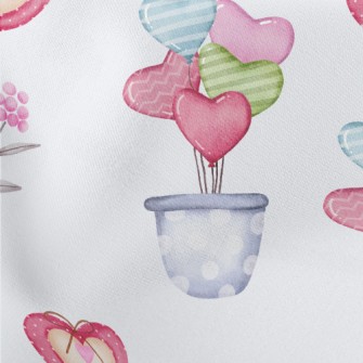 Balloon Decorative Potted Plan Lightweight Cotton Poplin