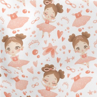 Ballet Little Girl Lightweight Cotton Poplin