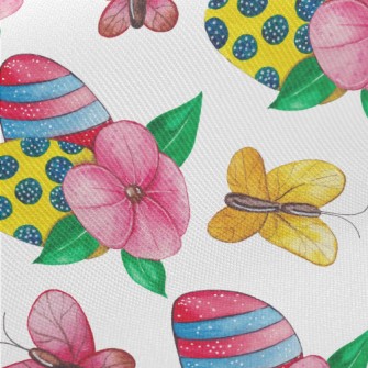 Flower World Butterfly Midweight Cotton Poplin