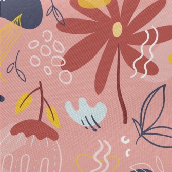 Casual Flowers Midweight Cotton Poplin