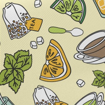 Fruit Tea Juice Midweight Cotton Poplin