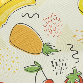 Describe The World Of Fruits Midweight Cotton Poplin