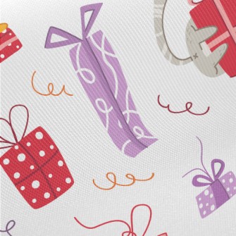 Happy Gift Cat Midweight Cotton Poplin