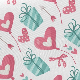 Love Balloon Gift Midweight Cotton Poplin
