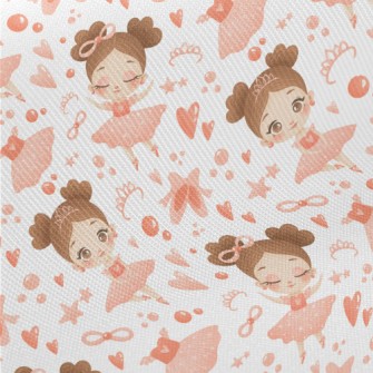 Ballet Little Girl Midweight Cotton Poplin