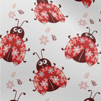Big Eyed Ladybug Chiffon