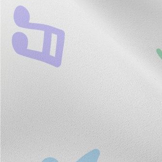 Colorful Little Notes Chiffon