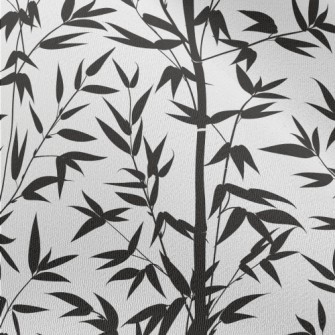 Mysterious Bamboo Silhouette Chiffon