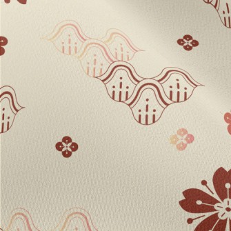 Japanese Cherry Blossom Hill Chiffon