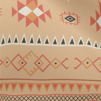 Ethnic Totem Geometric Pattern Chiffon