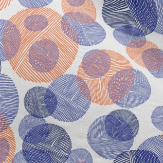 Stripe Patchwork Dots Chiffon