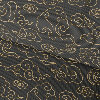 Simple Line Clouds Waterproof Oxford