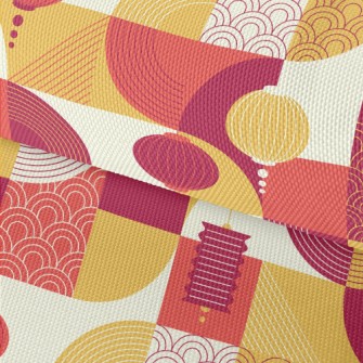 Chinese Style Lanterns Waterproof Oxford