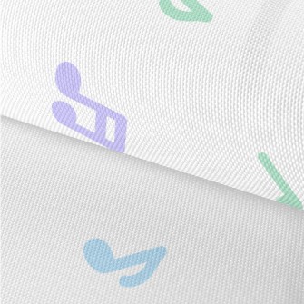 Colorful Little Notes Waterproof Oxford